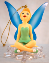 Grolier Christmas Magic Disney Ornament Tinkerbell sitting on a Snowflake in Box - £20.74 GBP