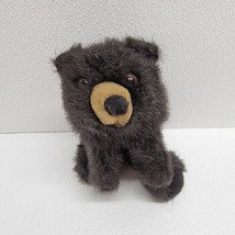 Folkmanis 9&quot; Baby Black Bear Plush Hand Puppet Folktails Furry Folk - £12.05 GBP