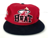 Vtg Miami Heat Hat NBA Hardwood Classics Snap Back Cap Forty Seven Brand - £9.41 GBP