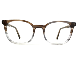 Robert Mitchel Brille Rahmen RM20219 Brown Fade Klar Horn Quadratisch 51-20-145 - £44.35 GBP