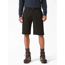 Genuine Dickies Men&#39;s 11&quot; Flex Waist Duck Short Black - Size 42 - £15.01 GBP