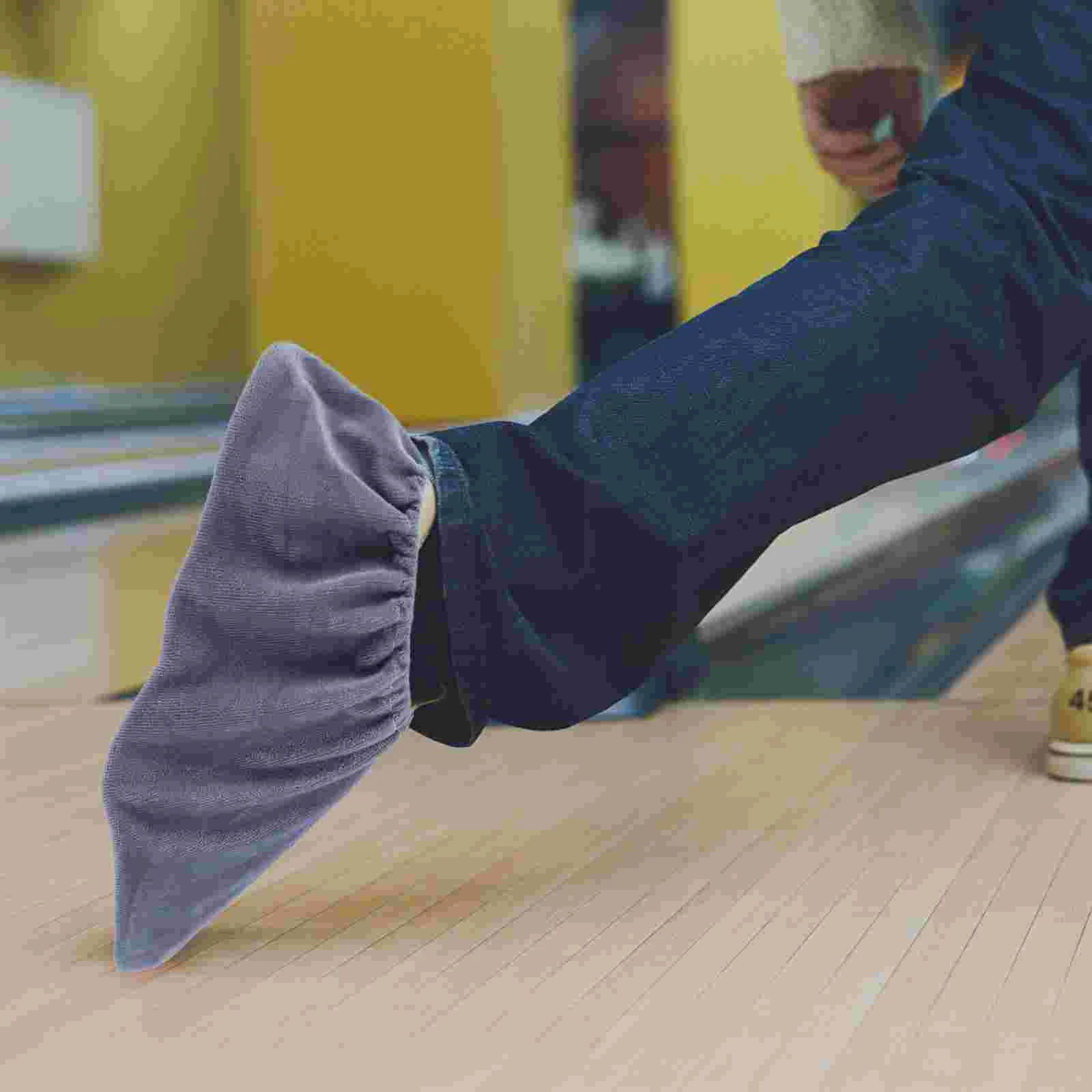 2 Pairs Shoe Covers Disposable Fleece  Protector Bowling Protectors Flannel Chil - £83.55 GBP