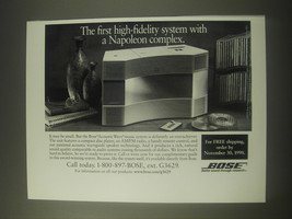1998 Bose Acoustic Wave Music System Advertisement - first high-fidelity system - £14.53 GBP