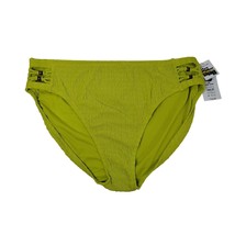 Time and Tru Womens 3X New Grass Mid Rise Bikini Bottoms With Bead Embel... - £10.24 GBP