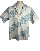 Go Barefoot Mens Vintage Reverse Print Pullover Hawaiian Shirt Large Pocket - £31.04 GBP