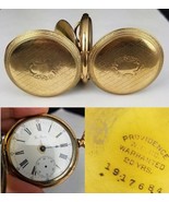 antique pocket watch 11J W.C. Co 16s DOUBLE HUNTER 10k or 14k GOLD filled - $279.99