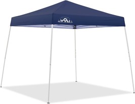 Yoli Discover 64 10’X10’ Instant Canopy: Blue Top With White Frame - $97.95