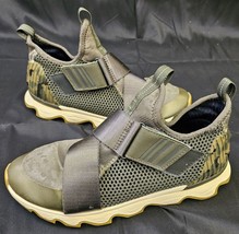 SOREL Kinetic Impact Sneakers Strap Camo Green Womens Size 8.5 Shoes (35... - $35.15