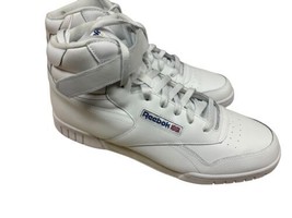 Reebok Mens Ex-o-fit Hi Sneaker White Size 14 US 3477 - £35.20 GBP
