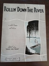 Rollin&#39; Down the River - &quot;Spades Are Trump&quot; Revue - 1930 Vintage Sheet Music - £69.15 GBP