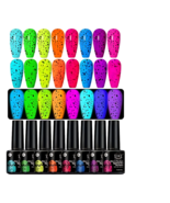 &quot;Glow-in-the-Dark Eggshell Gel Nail Polish Set - 8 Colors + Top &amp; Base C... - $171.16 MXN
