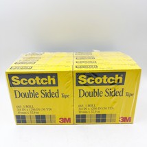 12 rolls Scotch Double-Sided Tape 665 3/4&quot; 36 yds - £79.08 GBP