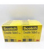 12 rolls Scotch Double-Sided Tape 665 3/4&quot; 36 yds - £78.21 GBP