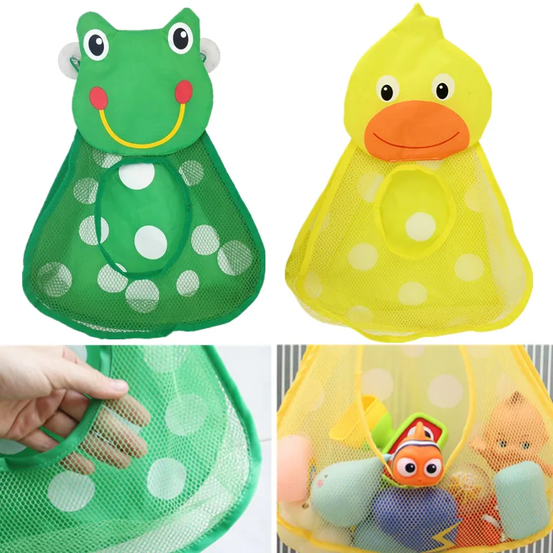 Baby Bathroom Mesh Bag for Bath Toys Bag Kids Basket for Toys Net Cartoon Animal - £7.53 GBP