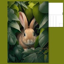  Peek-a-Boo Bunny Rabbit in the Foliage Easter  - £4.74 GBP