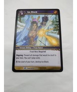 Ice Block Wow TCG Dark Portal Rare 51/319 - $26.88 CAD