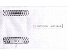 4 Up Horizontal Laser W 2 Double Window Envelope - £12.59 GBP