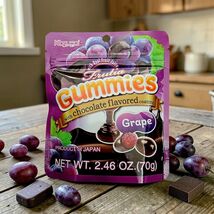 Kasugai Frutia Japanese Chocolate Gummy Grape 70g - Pack of One, Free Sh... - $6.43