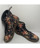 Dr. Martens Shoreditch Black Floral Victorian Combat Boots Women&#39;s US Sz... - £33.51 GBP