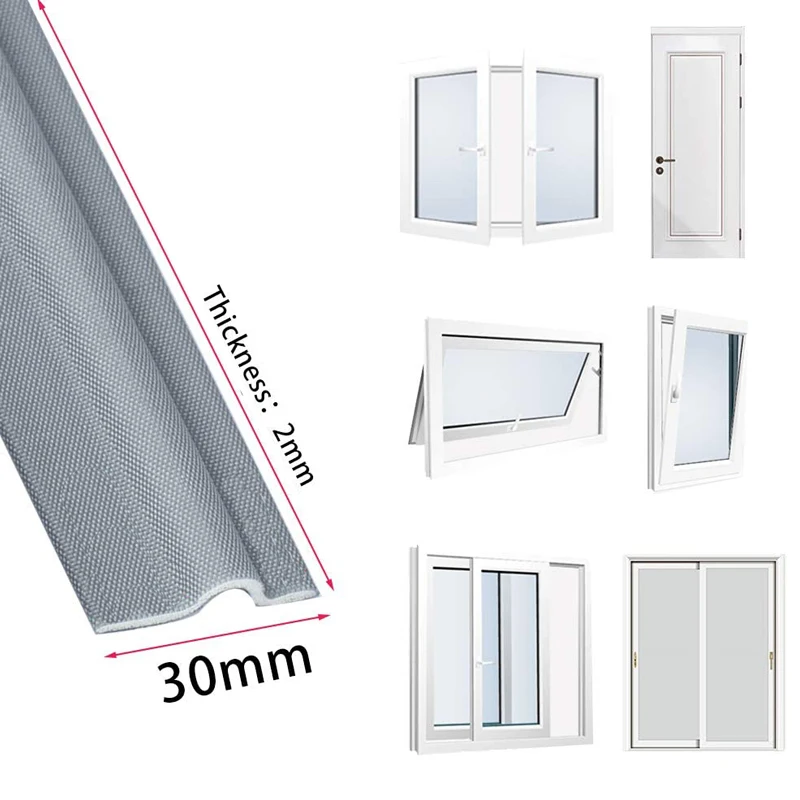 Sporting 10M-40M Self Adhesive Window Sealing Strip Acoustic Foam Tape for Slidi - £23.84 GBP