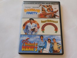 Triple Feature DVD Set Bachelor Party Back to School and Weekend at Bernie&#39;s - £15.38 GBP