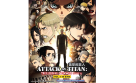 DVD Anime Attack On Titan The Final Season 4 Part 1 (1-16 End) English Dubbed  - £21.50 GBP