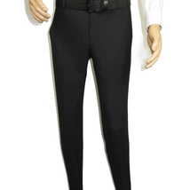 Men Suit BERLUSCONI Turkey Italian Wool 180's Double Breasted UGS94-08 Black image 7