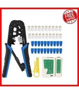 Professional RJ45 Crimping Tool Set with Ergonomic Grip - Safe &amp; Durable... - $623.90 MXN