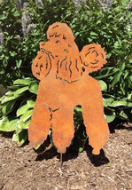 Poodle Garden Stake or Wall Hanging, Garden, Pet, Memorial, Lawn, Ornament, Silh - £36.76 GBP
