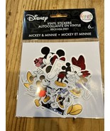 The Happy Planner Disney Vinyl Stickers Mickey And Minnie 6 Pcs - $9.99