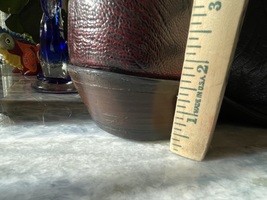 J. Chisholm leather dark burgundy cowboy boots, made in USA men’s 9.5 D image 3