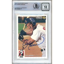 Andre Dawson Boston Red Sox Auto 1994 Collectors Choice Autographed BAS Slab - £78.09 GBP