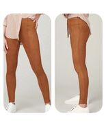SPANX  Faux Suede Leggings in Rich Caramel Size Medium - $817.04 MXN