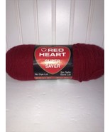 Red Heart Super Saver, Burgundy, 7 oz, 364 yds, 4 Ply, 100% Acrylic - £4.06 GBP
