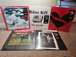 Lot of 5 Bikini Kill Records: The Singles, Reject All-American, Revoluti... - £98.40 GBP