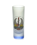 Rock N Roller Coaster Disney MGM Studios Shot Glass Blue Glaze - £9.47 GBP