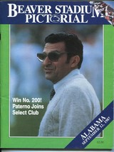 Penn State Vs Alabama Ncaa Foot Ball Program 9/12/1987-BEAVER STADIUM-PATERNO-fn - £37.99 GBP