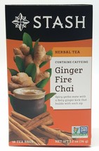 Stash Tea Herbal Teas Ginger Fire Chai 18 tea bags - $9.93