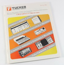 Vintage Spring 1985 TUCKER Electronics Sales Brochure Catalog Manual - £10.78 GBP