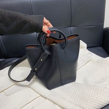 Casual Bucket Bag for Women Handbag 2022 Retro Pu Leather Women&#39;s Shoulder Cross - £24.96 GBP