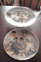 Compatible with Vintage JWK Footed Portrait Cake Plate and Platter -Germ... - $2,100.53 MXN