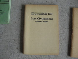 Early 1900s Booklet - Little Blue Book 150 Lost Civilizations - £14.02 GBP