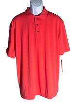 GRAND SLAM PERFORMANCE Mens Short Sleeve Button Down Golf Polo Shirt Pin... - $8.90