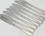 Gibson Arcade Beaded Dinner Knives 8 1/4&quot; Lot of 8 - £14.05 GBP