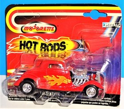 Majorette 2600 Series 1/32 Scale Hot Rods 1932 Ford Coupe Red w/ Flames - £9.34 GBP