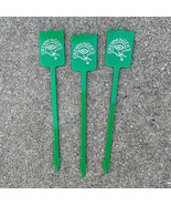 Lot of 3 Greminger&#39;s Green Bay Packers Bar Cocktail Swizzle Stir Sticks - £6.81 GBP