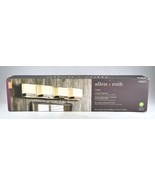 *Allen + Roth Cora 4 Light Vanity Bar Brushed Nickel Frosted Acrylic #13... - $2,199.36 MXN