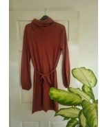 Oasis Thin Knit Rust  Colour Jumper Dress Size Small 10  - €14,29 EUR