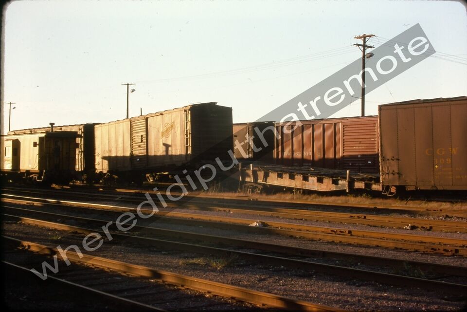 Primary image for Original Slide Chicago & Northwestern CNW Proviso ILL Yard 1 Derailment 10-74 i