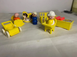 Vintage Fisher Price Little People Nursery set #7 - £32.19 GBP